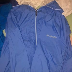 Very lightweight Columbia Rainjacket w/hood